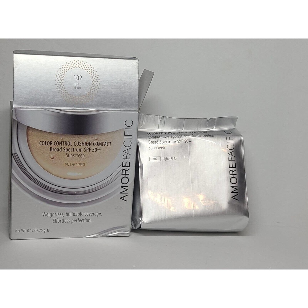 2 Amore Pacific color control cushion compact 102 Light pink